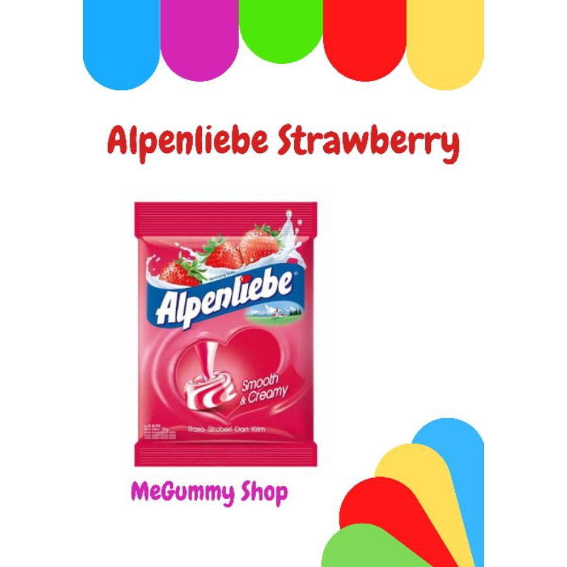 

Alpenliebe Strawberry Pouch 125gr
