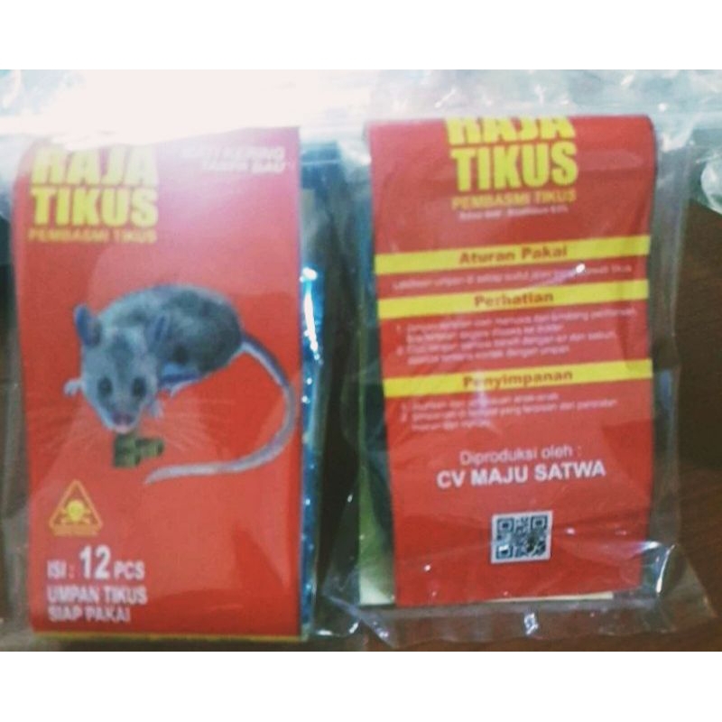 RAJA TIKUS RACUN PEMBASMI TIKUS AMPUH MATI KERING TANPA BAU