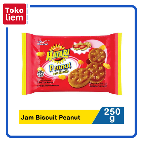 

Hatari Jam Biscuit Peanut 250G