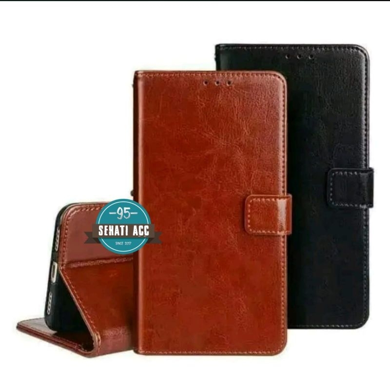 Softcase Dompet VIVO V23e / V23 5G / V25 5G / V25 Pro / V25e Casing dompet flip cover leather case k