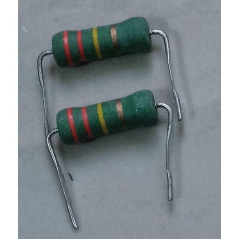 1, BIJI RESISTOR 330K, 3 WATT ORIGINAL JAPAN