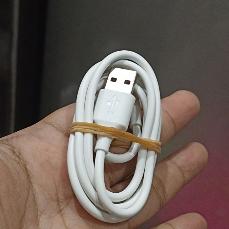 Kabel Data Infinix Micro usb 2A Copotan bawaan asli real