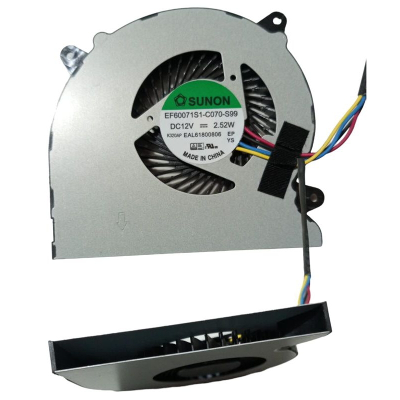 Fan dc 12v laptop model KIONG