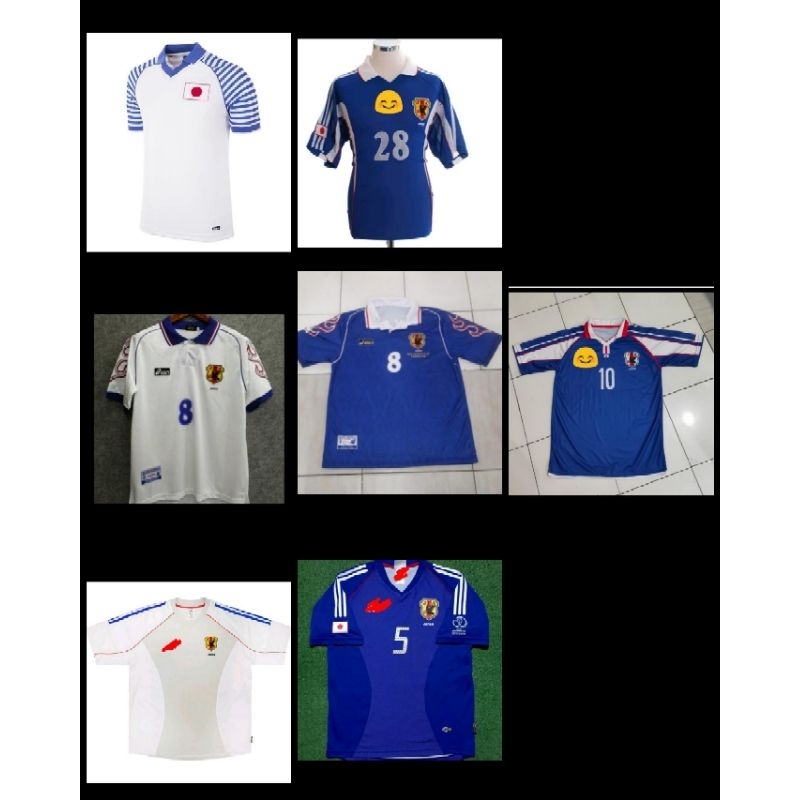 Jersey Japan 1998/Jersey Jepang 1998 Home Away/Jersey Jepang 1999 2000/Jersey Jepang 1987/Jersey Jep