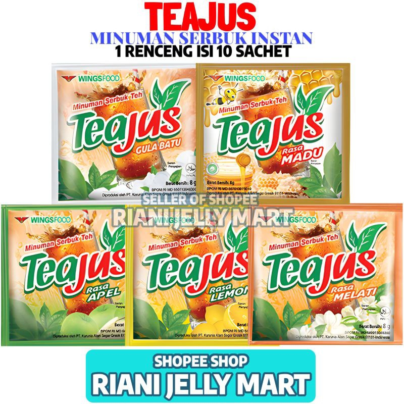 

Minuman Teajus 1 Renceng Isi 10 Sachet