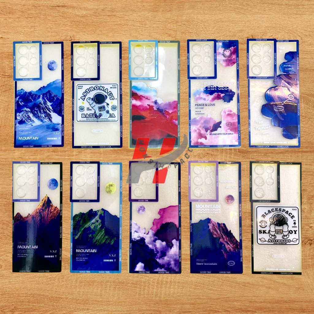 [ Samsung S21 FE / S22 / S22 Ultra / S22+ ] CASING MOTIF NASA / CLEAR CASE CORAK BEARBRICK / SILICON