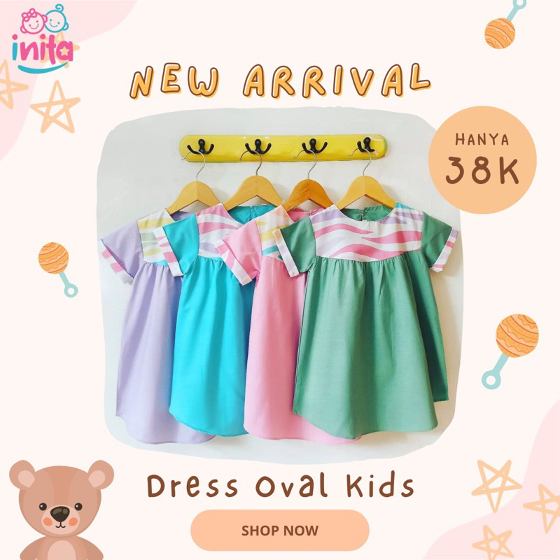 Dress Anak Oval Papinka