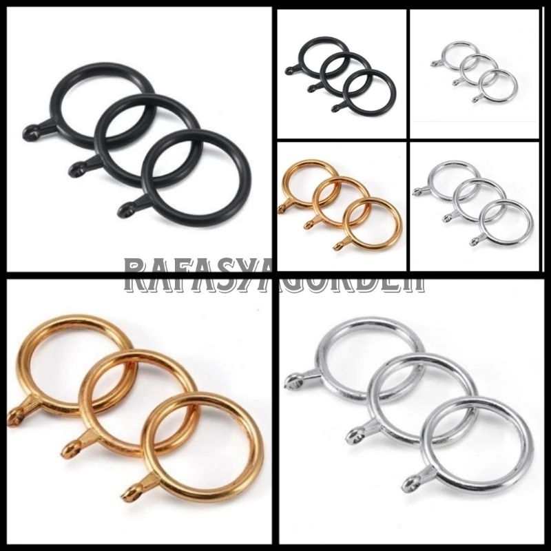 Ring Pipa Gorden Cantolan Hordeng Cincin Rolet Gorden Ring Bulat Gorden Kaitan Gantungan Batang Gord