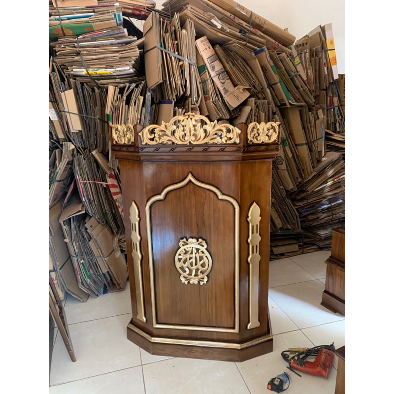 mimbar masjid mimbar ukiran jati mimbar minimalis mimbar murah