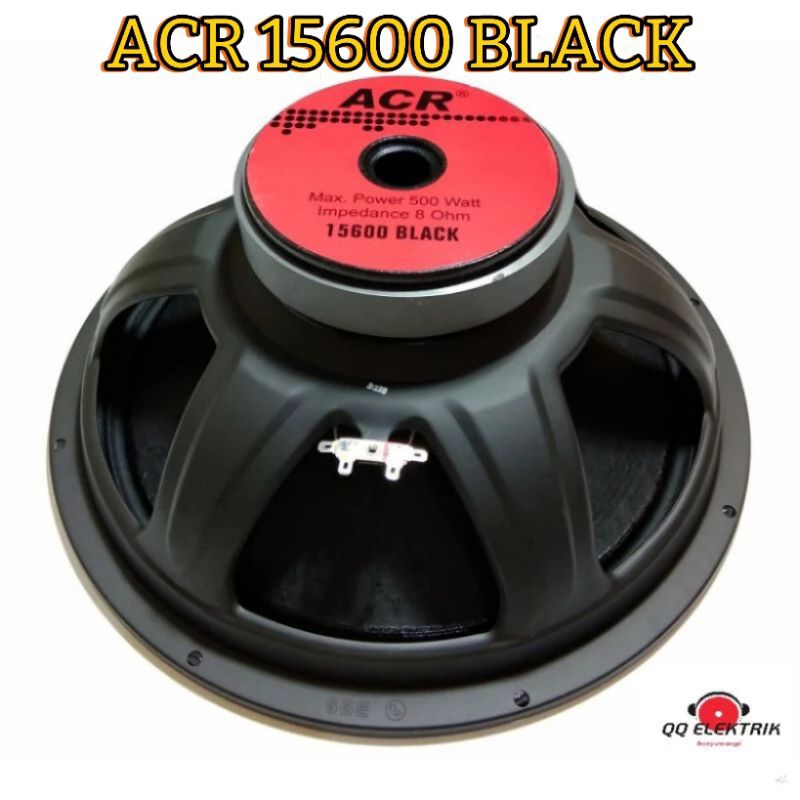 SPEAKER ACR 15" 15600 BLACK WOOFER 500 Watt ACR