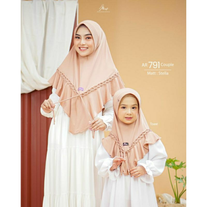 AR 791 COUPLE || MOM KIDS || HIJAB PREMIUM || ARRAFI
