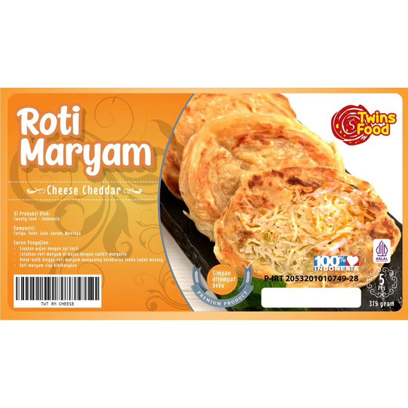 

[ISI 5] Roti Maryam Keju isi 5 Pcs / Roti Canai / Roti Konde Keju