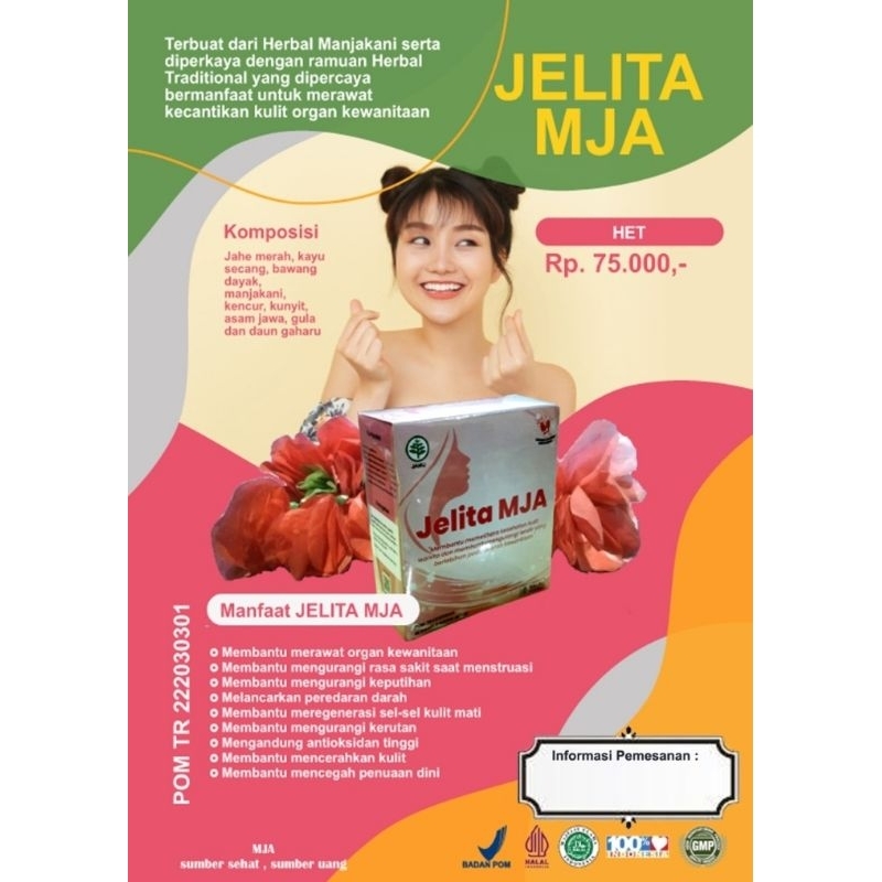 JELITA MJA MANJAKANI COLLAGEN DRINK (Makin Keset , Makin Rapet & Makin Di Sayang Suami)