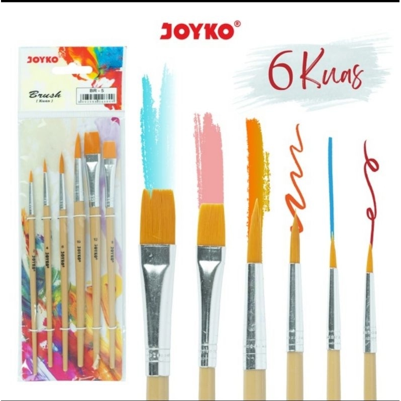 

Brush Kuas Cat Air Cat Minyak Lukis Acrylic Joyko BR-5