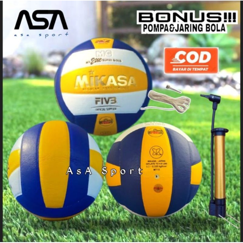 BOLA VOLI ORIGINAL ASLI SG SUPER GOLD MV 2200