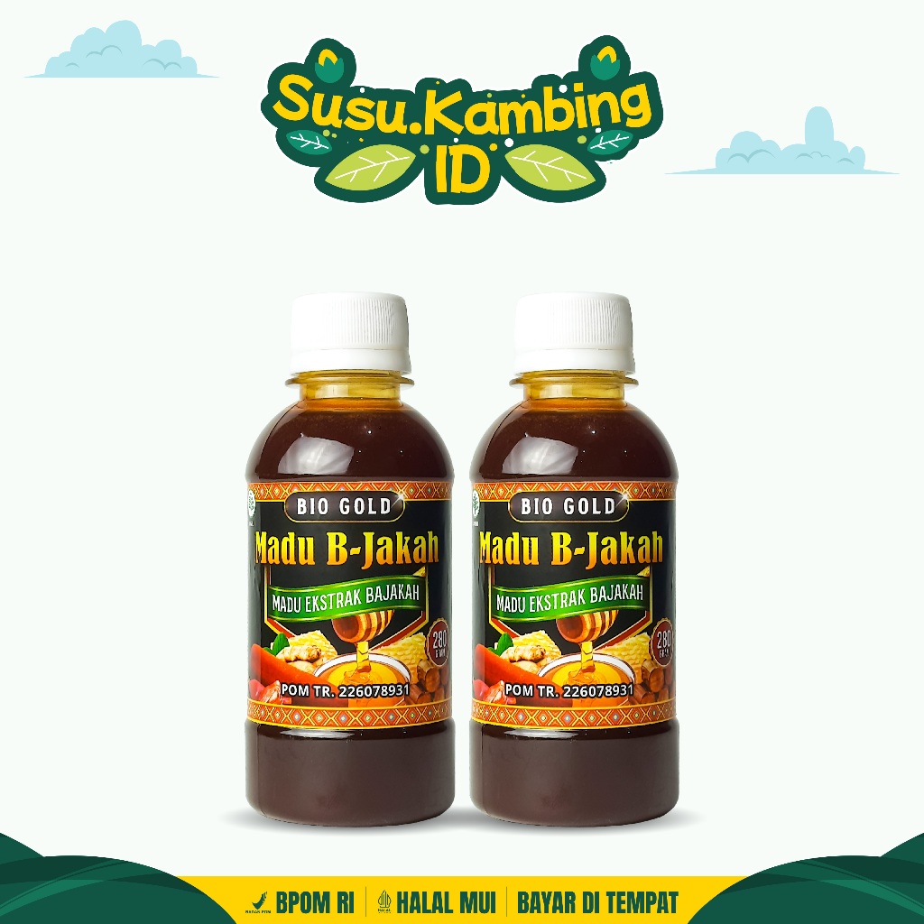 

B-Jakah Bio Gold Biogold 280g Meredakan Berbagai Penyakit Paket 2 Botol Madu Bajakah BPOM