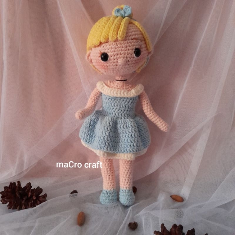 boneka rajut princess