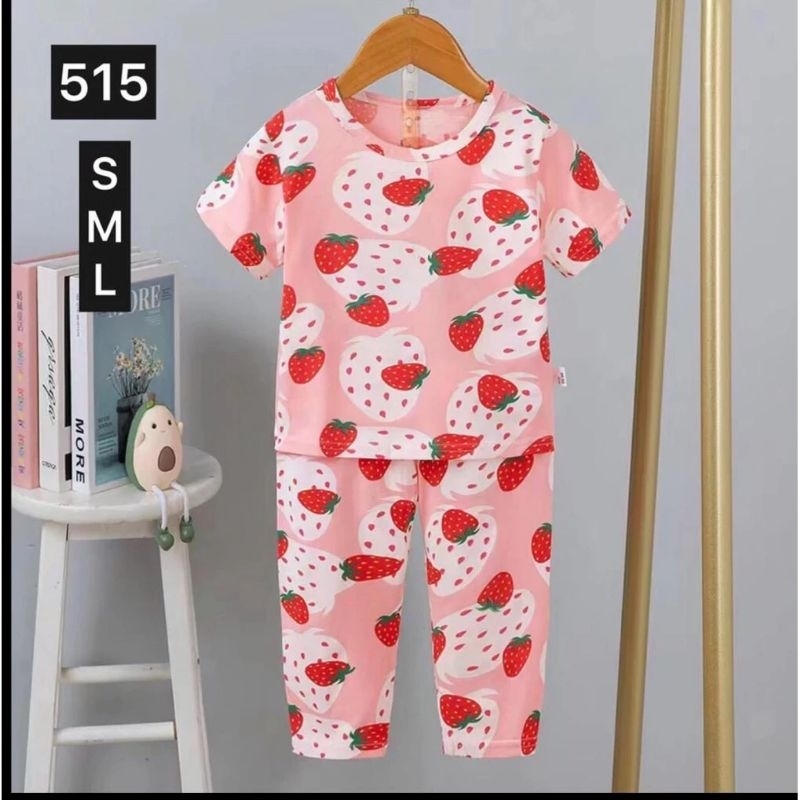 setelan Anak CP salur  JiJiber/setelan baju pendek celana panjang usia 123 thn