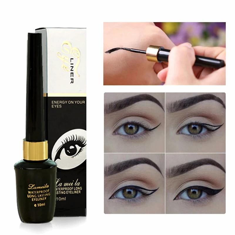 LAMEILA  760 Eye Liner Anti AIr / Keringat Warna hitam 10ml Eyeliner