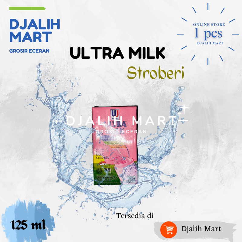 

Ultra Milk Stroberi 125ml