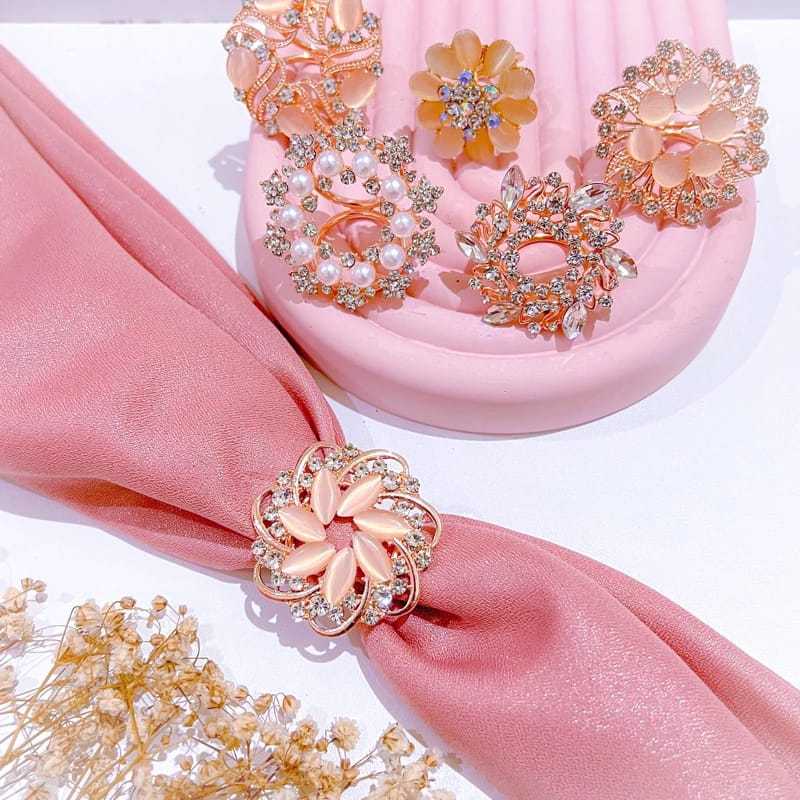 RING JILBAB / RING HIJAB MEWAH / RING JILBAB PREMIUM