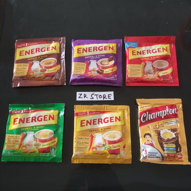 

Energen Sachet All Varian 1 renceng 10 bungkus