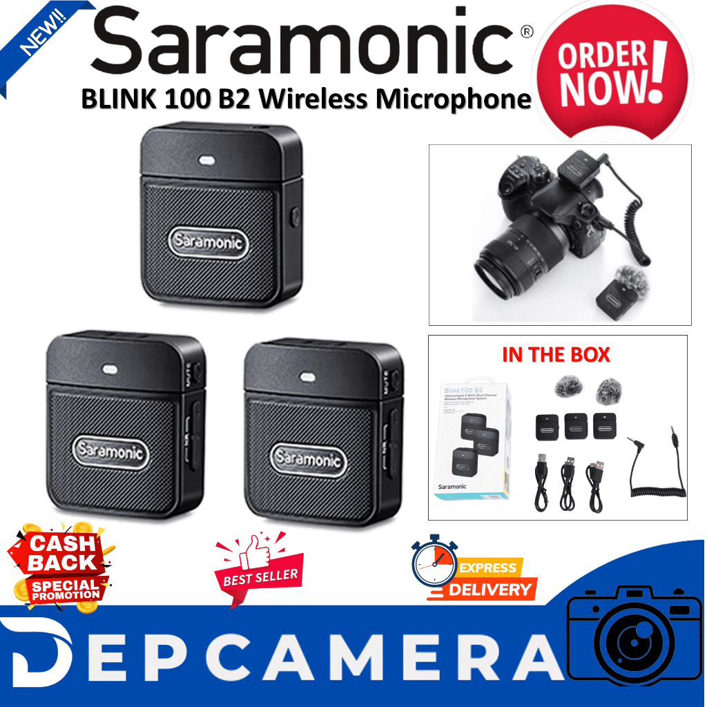 SARAMONIC BLINK 100 B2 MICROPHONE - Wireless Microphone System