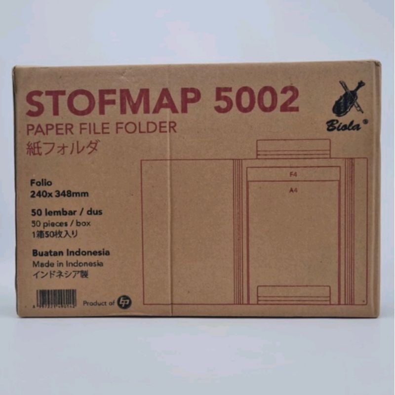 

Stopmap Kertas Biola 5002 Isi 50pcs