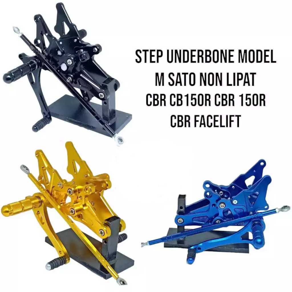 Step Underbone CB150R CBR150 Facelift CB150 Step Non Lipat Model M SATO MV55