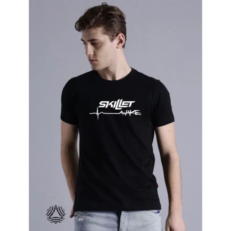 kaos distro premium SKILLET tshrit pria wanita