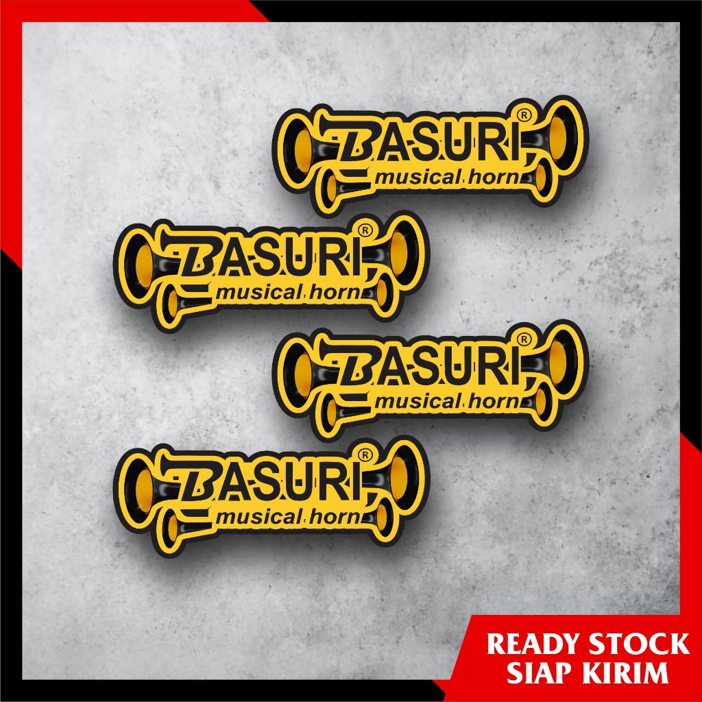 

STIKER BASURI Musical Horn - Sticker Print Cutting Bahan Awet Tahan Gores Anti Air Bismania Jetbus 5