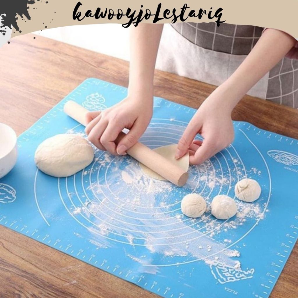 TERMURAH SPESIAL|ALAS ADONAN SILIKON 50x40|Alas Silikon / Alas Adonan / Silmat Uk 50 x 40 cm|Alas Ad