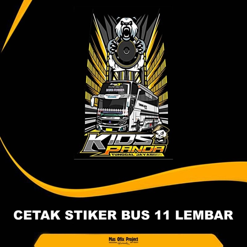 

STIKER BUS BASURI 11 LEMBAR