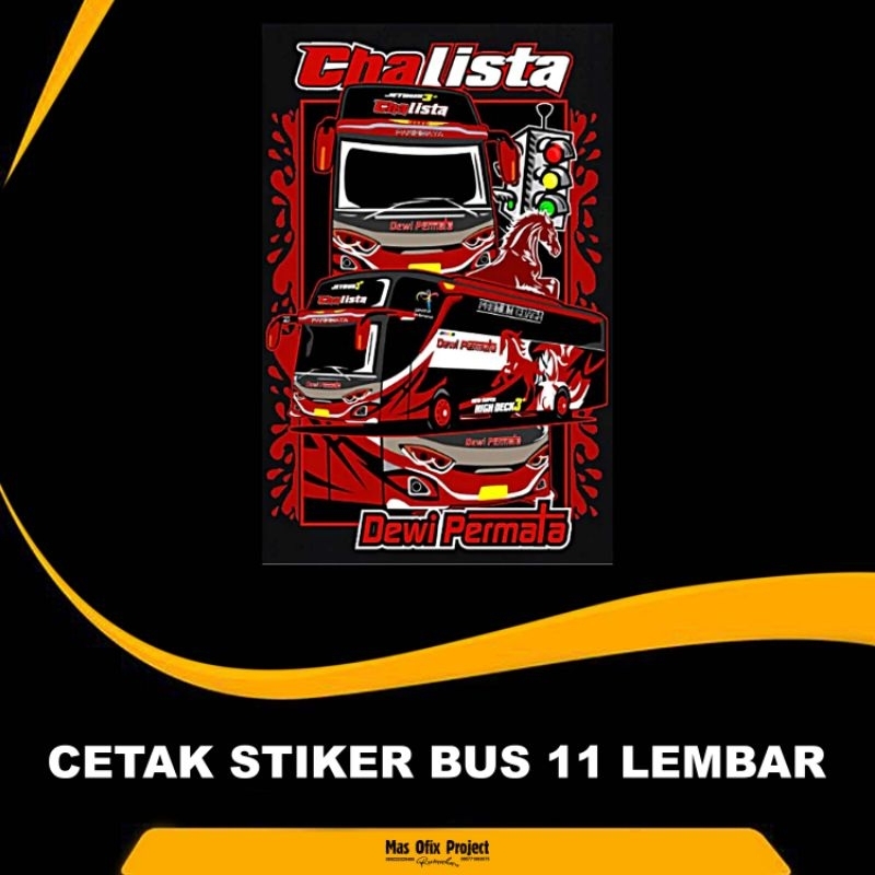 

STIKER BUS BASURI 11 LEMBAR