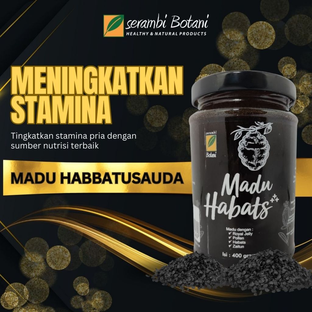 

Madu Habatusauda Asli Murni 400gr Serambi Botani