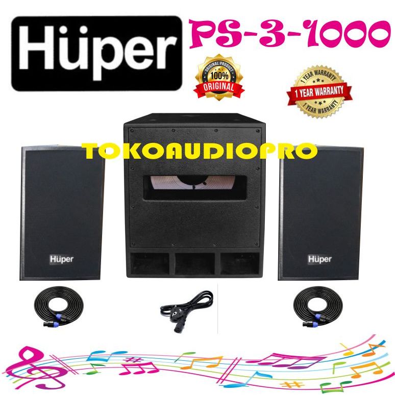 Speaker Huper Ps 31000 Speaker Aktif Huper PS-3-1000 PS31000 Paket Huper