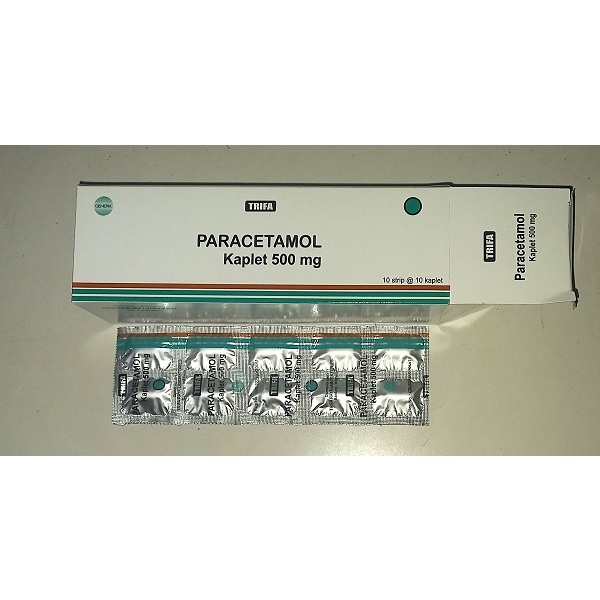 paracetamol tablet 1 box 100 tablet