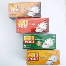 

Teh Poci celup 25's jasmine tea/lemon/vanila/teh asli