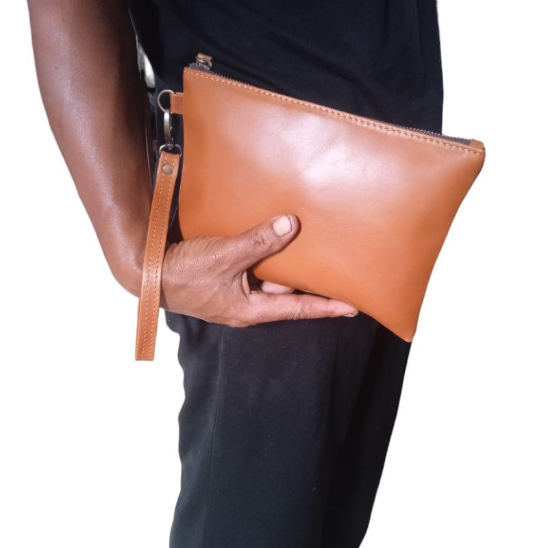 clutch bag kulit asli clutch pria wanita pouch clutch pesta kondangan dompet tangan terbaru kekinian