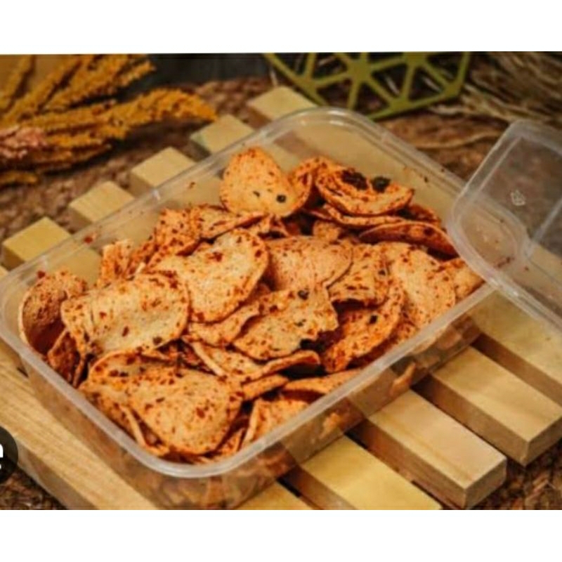 

Basreng pedas daun jeruk/original 250g