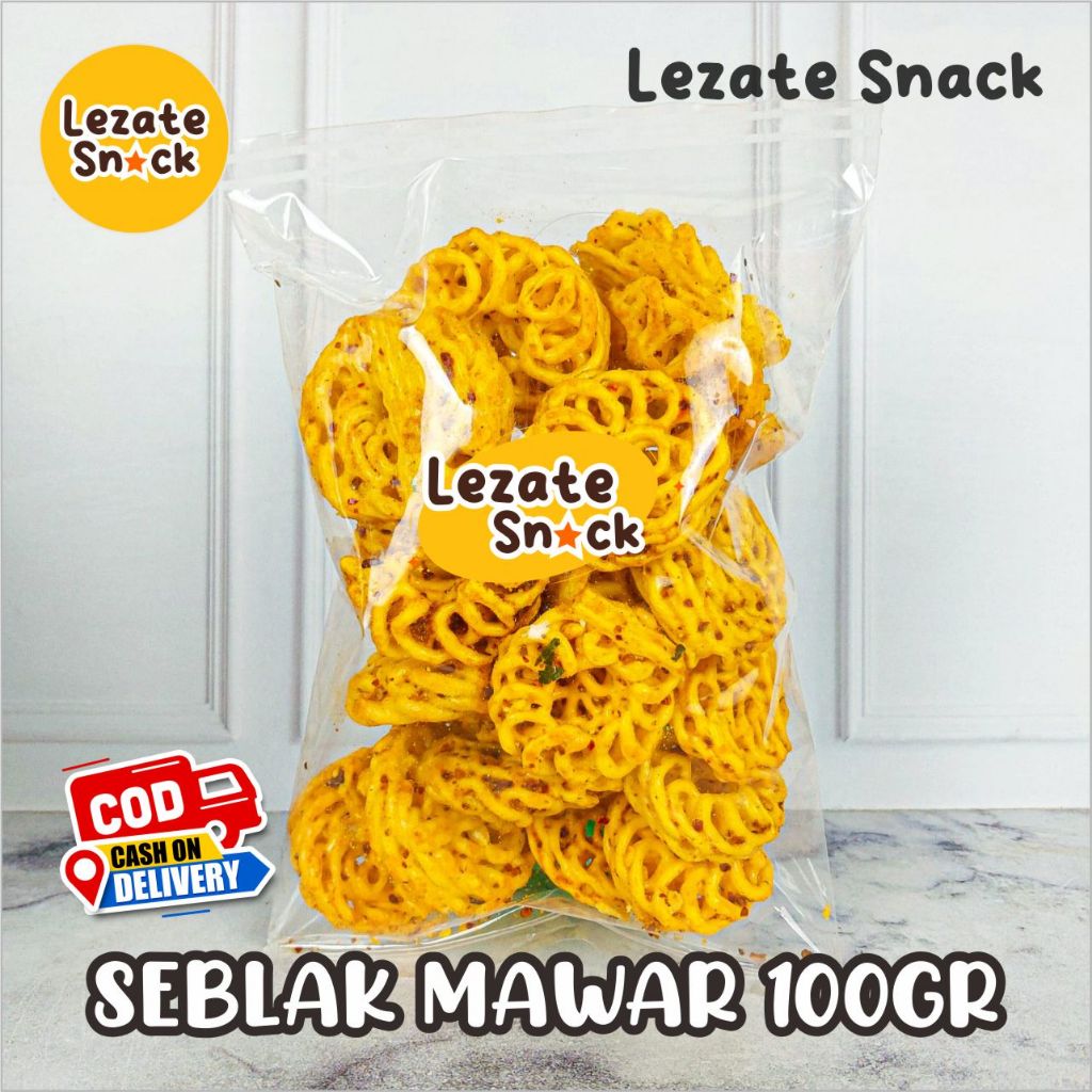 

Krupuk Seblak Mawar 100GR Kering Pedas Daun Jeruk Murah Renyah Enak / Kerupuk Sebring Rafael Pedas Bantat Kerupuk Mawar Kuning Raja Ngemil Kang Asep WAP Snack