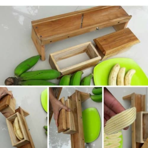 BAYAR DITEMPAT Alat Pengiris Keripik Pisang ,Perajang Kentang Manual, Pemotong Gedang
