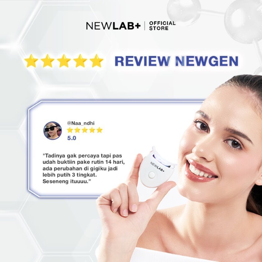 NewLab Pro Teeth Whitening Kit | Alat Pemutih Gigi Permanen| Bleaching Gigi Image 6