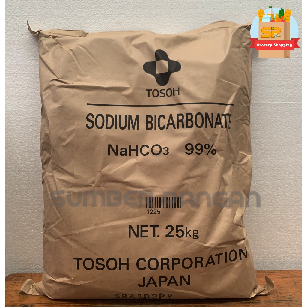 

TOSOH Soda Kue / Soda Kue TOSOH Jepang/ Baking Soda Japan / Sodium Bicarbonate 25kg Original