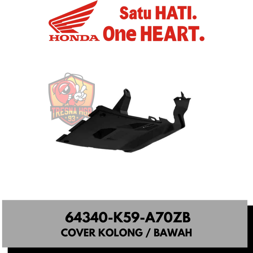 64340-K59-A70ZB COVER KOLONG / BAWAH NEW VARIO FI ESP 125 150 ORIGINAL | COVER UNDER 64340K59A70ZB