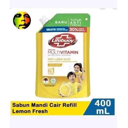 Lifebuoy sabun mandi cair 400 lemon fresh