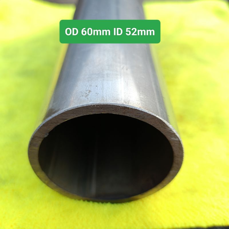 pipa besi od 60mm id 52mm 4mm panjang 20cm