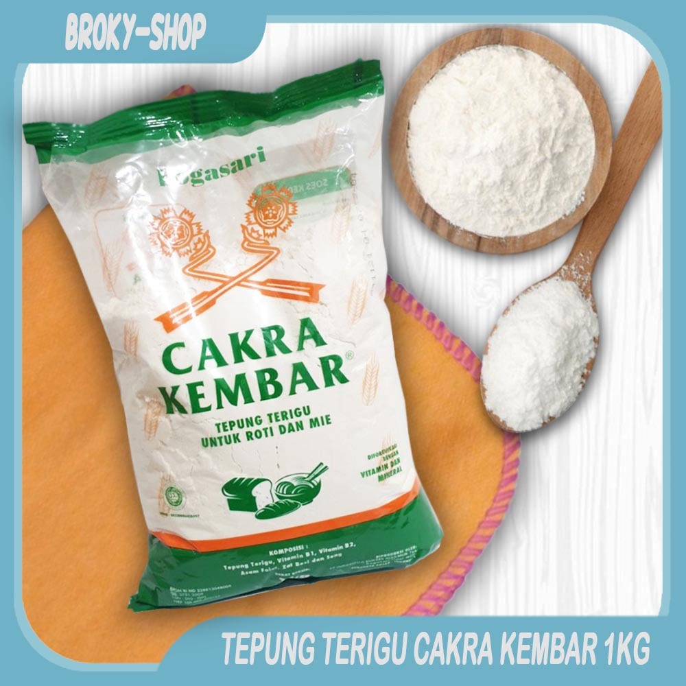 

Tepung Terigu Cakra Kembar 1Kg