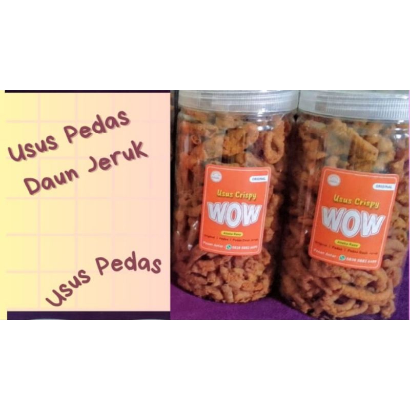 

usus pedas daun jeruk 300gram