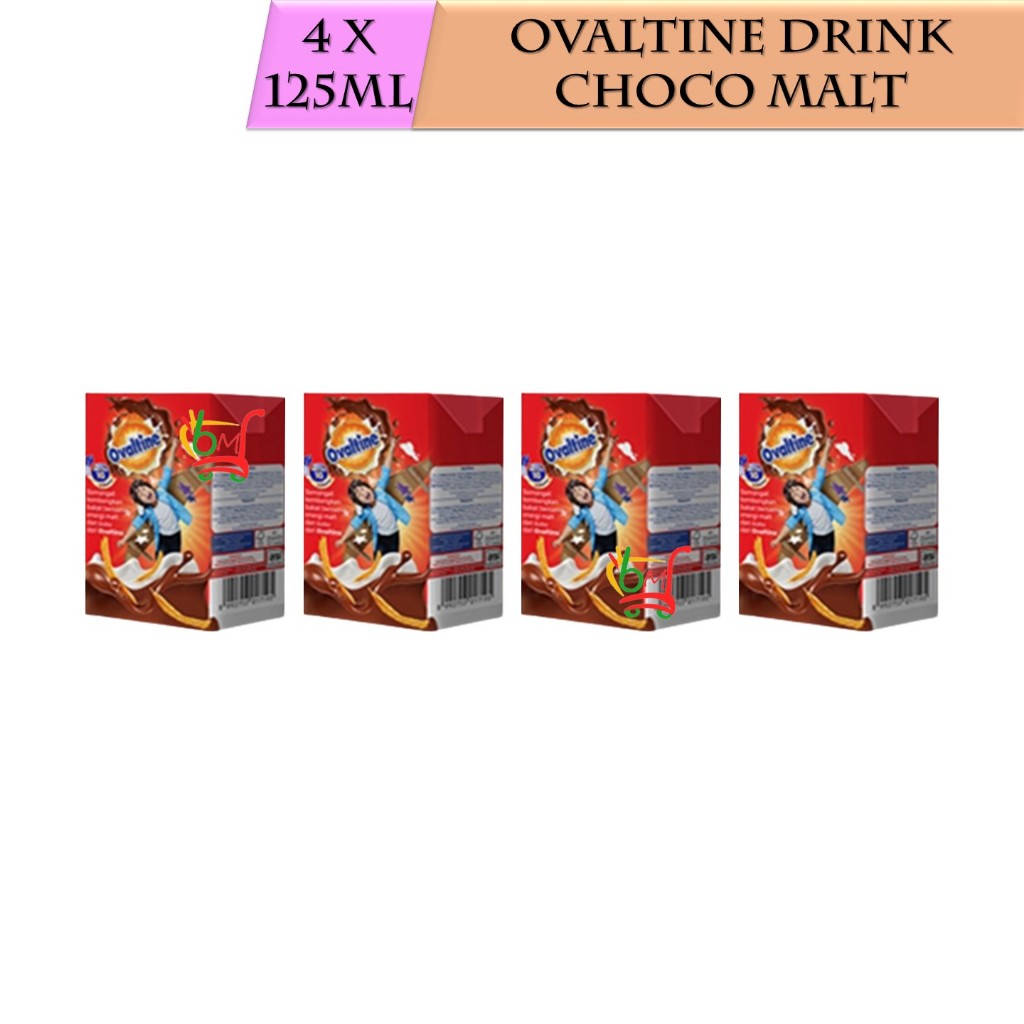 

4PCS Ovaltine Drink Chocolate Malt Kemasan Pack Kecil